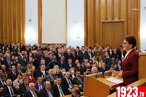 MERAL AKŞENER SİNAN ATEŞ ERDOĞAN GRUP TOPLANTISI İYİ PARTİ